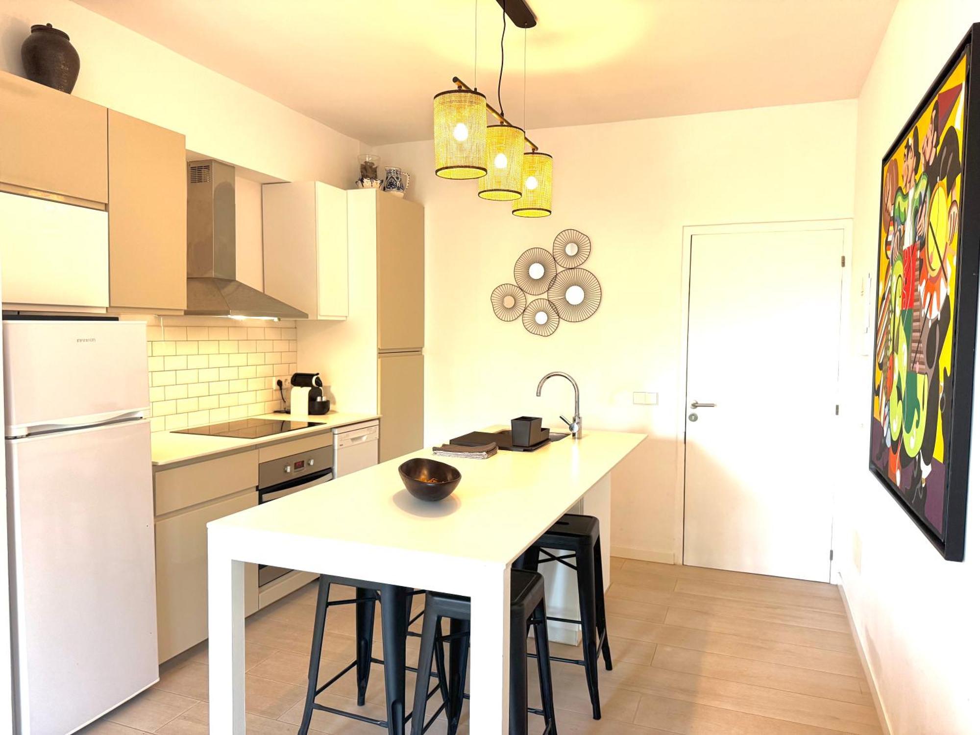 Appartement Nobe Es Pujols Proche Plage, Vue Mer Exterior photo